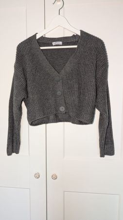 Cardigan DEFACTO Dunkelgrau, Grösse S