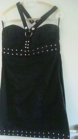 Kleid Gothic Queen of Darkness Gr. M Schwarz