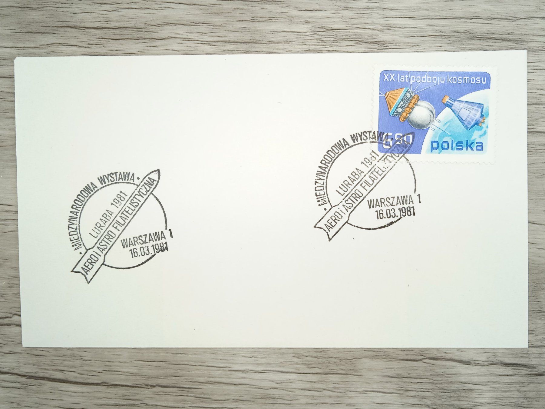 Alle Briefmarken: TR70 Enveloppe + Timbre Pologne 1981 – Gebraucht aus Cousset von Patrick_Collections
