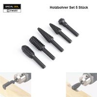 Holzbohrer Set 5 Stk Fräser Cutter Holz Fräse Bohrer