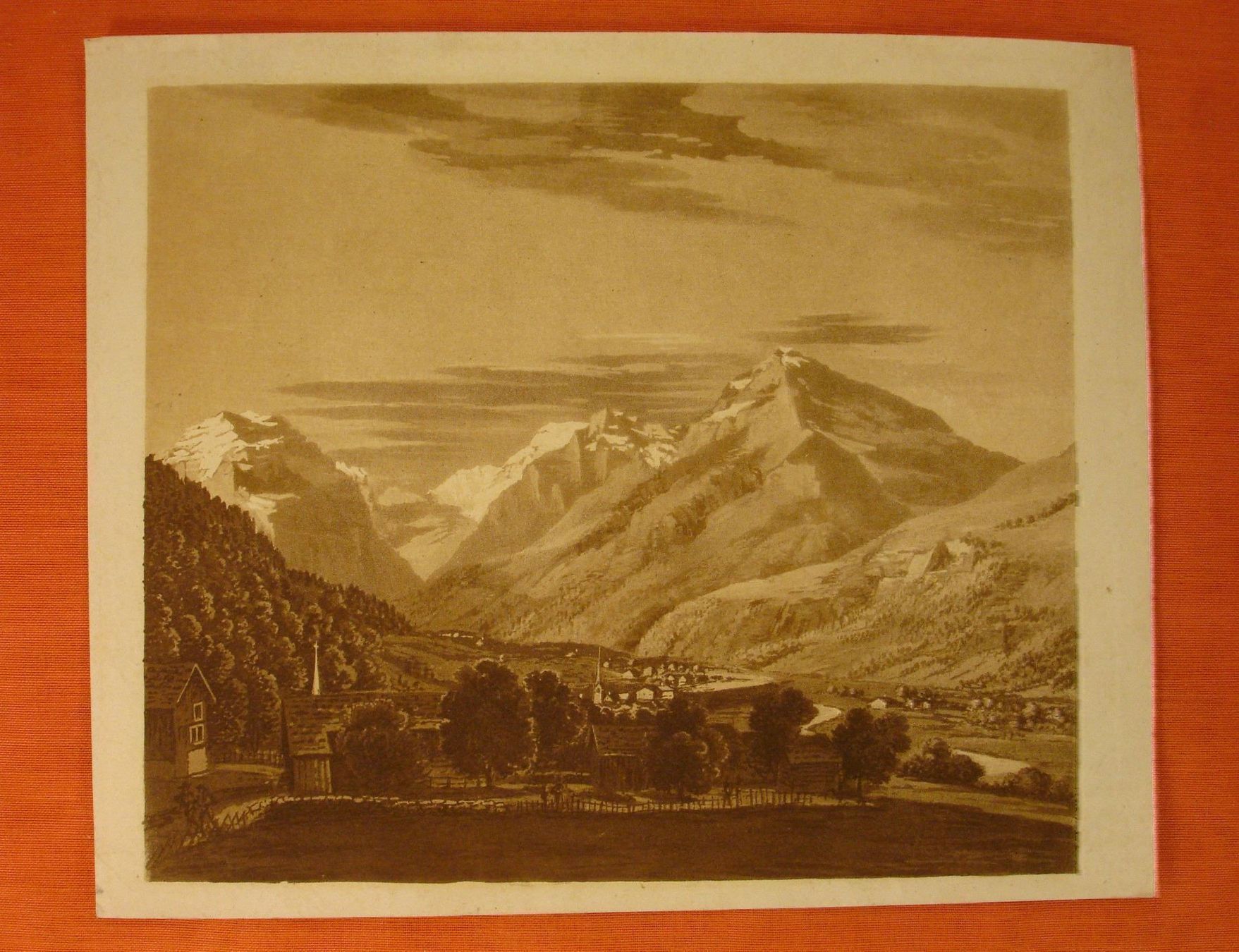 Stiche: LINTHAL, AQUATINTA UM 1850 – Gebraucht aus Grüningen von Kartensammler