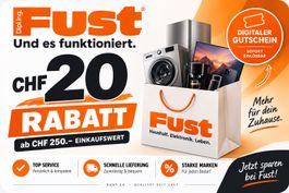 Fust Gutschein CHF 20.- 🎟️ 🖥️ Rabatt Coupon