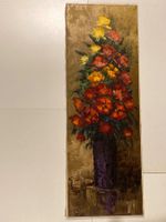 Stillleben signiert mit Blumen in Vase