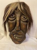 Alte Grosse Holzmaske Löschentaler