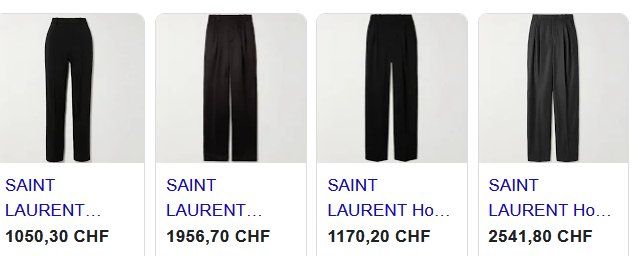Saint Laurent Pantaloni: Saint Laurent  Hose  / pantalon  M/L – Usato da Collonges venduto da arashee 9