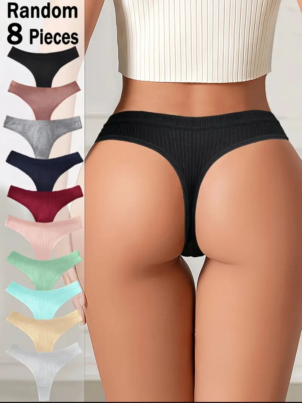 Altra biancheria intima: 8 strings en coton, NEUFS – Nuovo e nell'imballaggio originale da Puidoux venduto da Mia_Bellezza