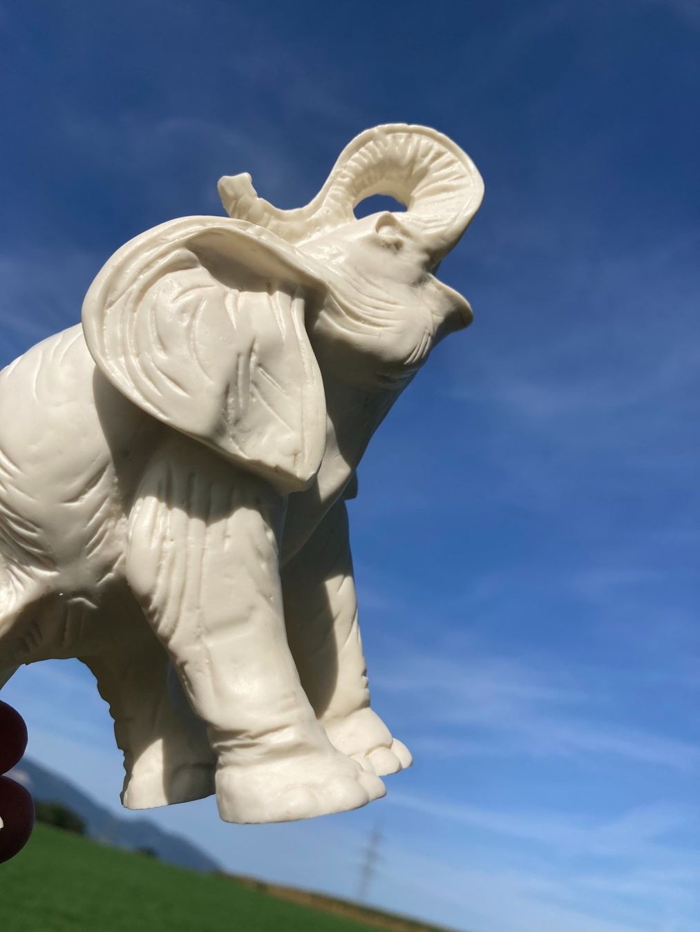 Figuren: ELEFANT VERMUTLICH AUS STEINMASSE  385 GRAMM – Gebraucht aus Subingen von ArtBead 5