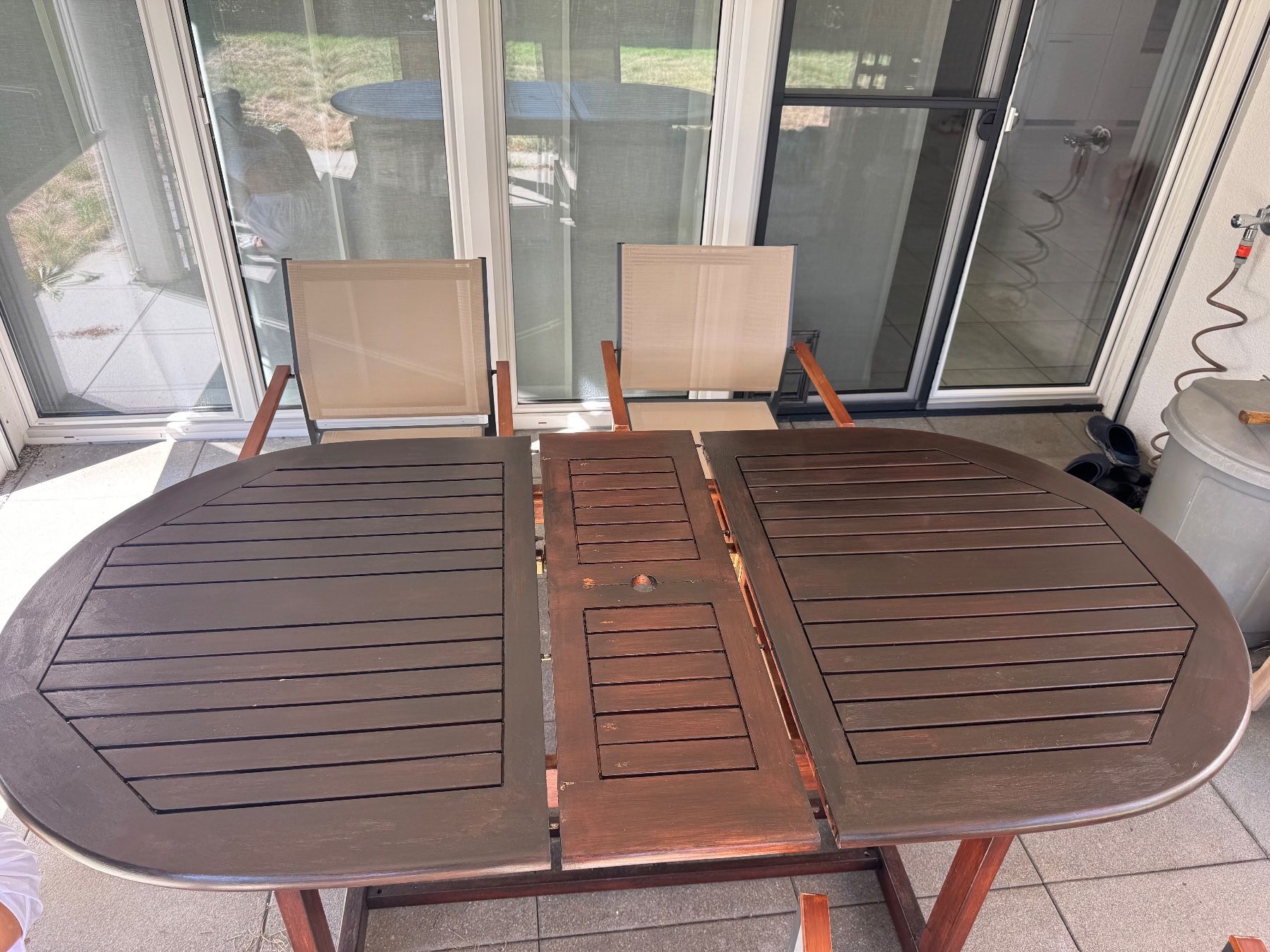Tischset: Gartentisch-Set mit 4 Stühlen – Gebraucht aus Schwerzenbach von Delta123 3