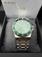 Montre AKOR Le Locle Automatique Emerald Diver Neuf Full Set