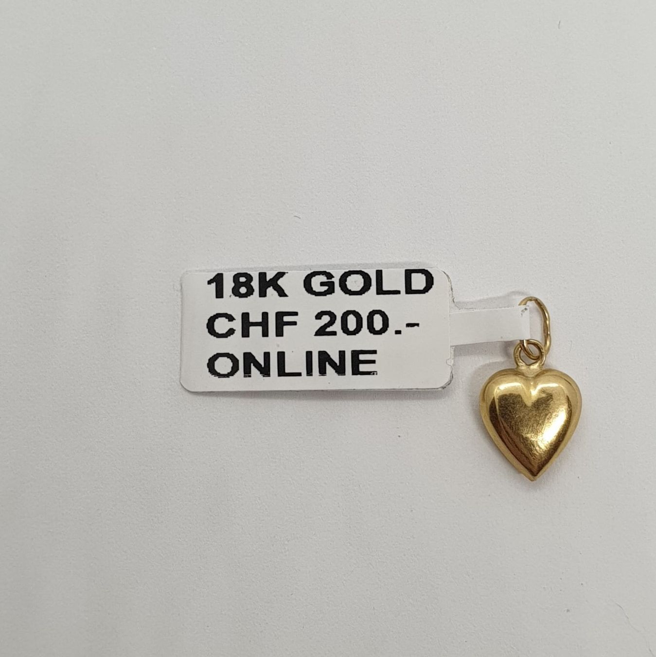 Ciondoli: Echt 18K Gold - Herz Anhänger – Usato da Luzern venduto da Goldhaus-Luzern 2