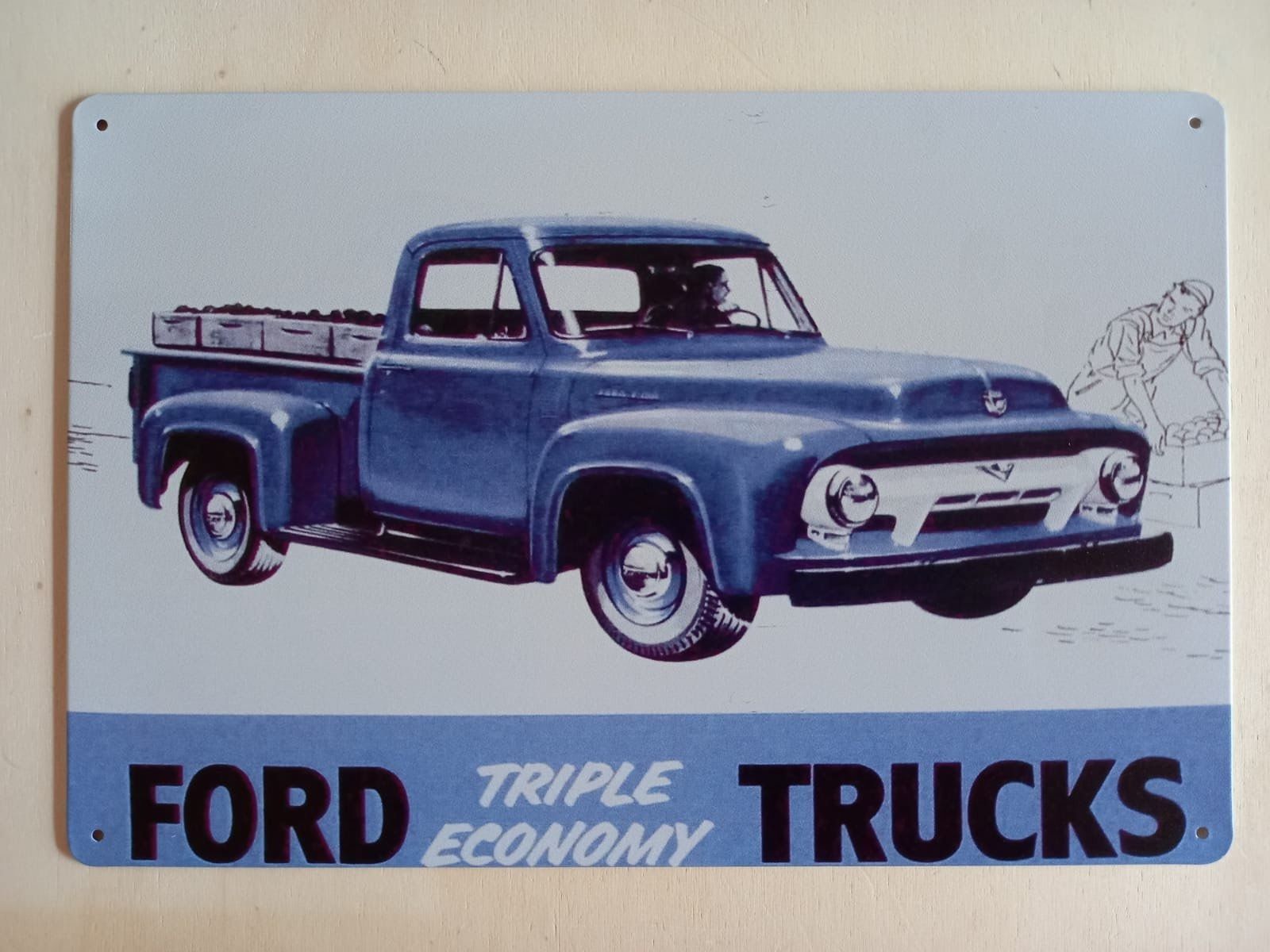 Ford Insegne: Ford Trucks Blechschild – Nuovo (secondo la descrizione) da Alberswil venduto da mech350