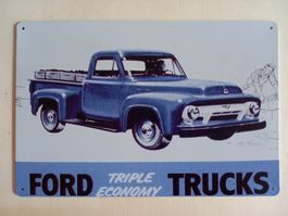 Ford Trucks Blechschild