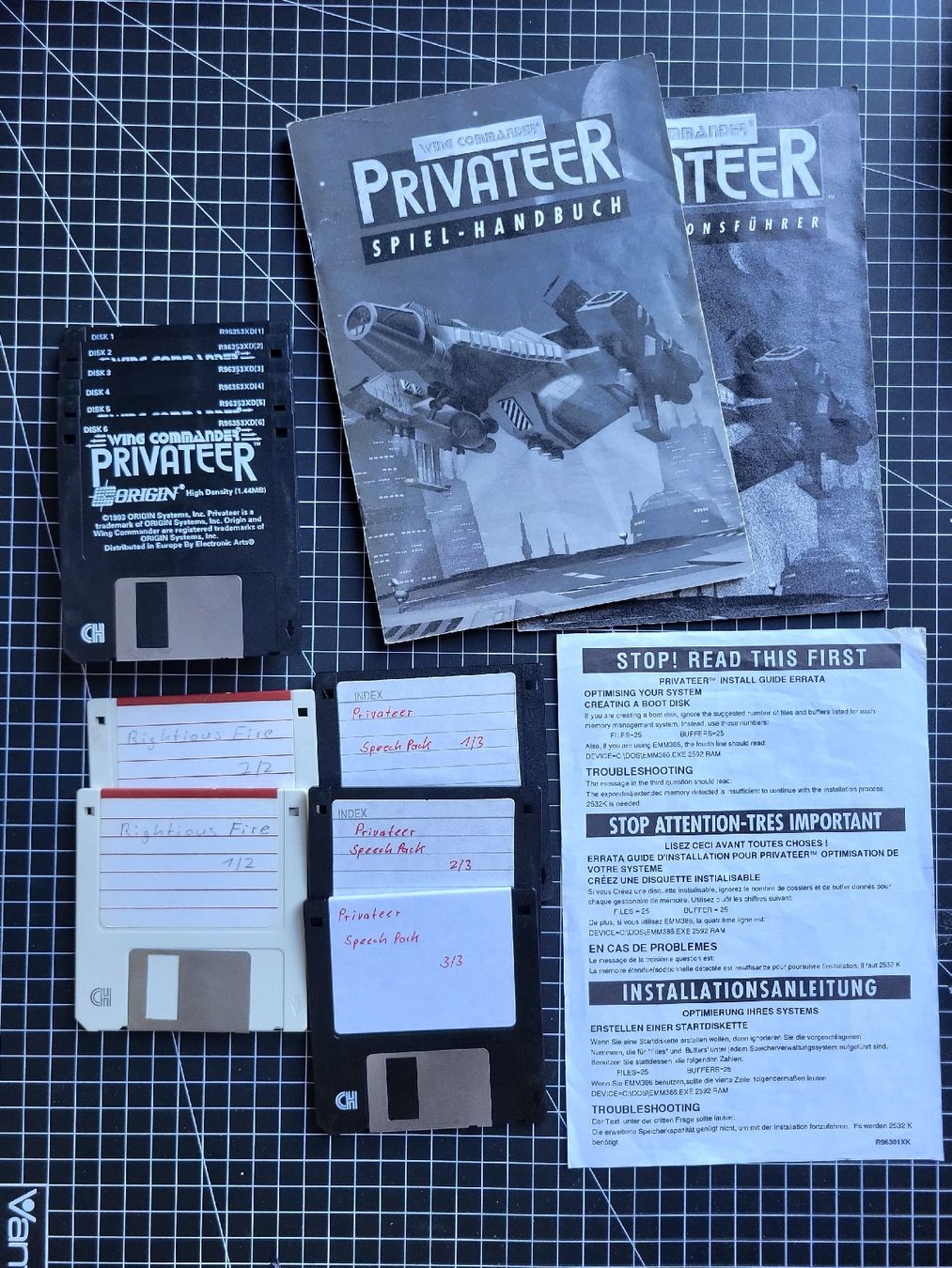 Jeux: Wing Commander Privateer PC Big Box + Speech Pack Add-On – D'occasion à Dachsen par MacheSache 1