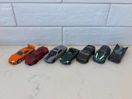 Hotwheels et Matchbox Fast &Furious Top Gun et Batman