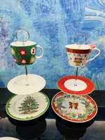 2 Etageren Weihnachtsdeko Geschirr Bodum Wedgwood Patisserie