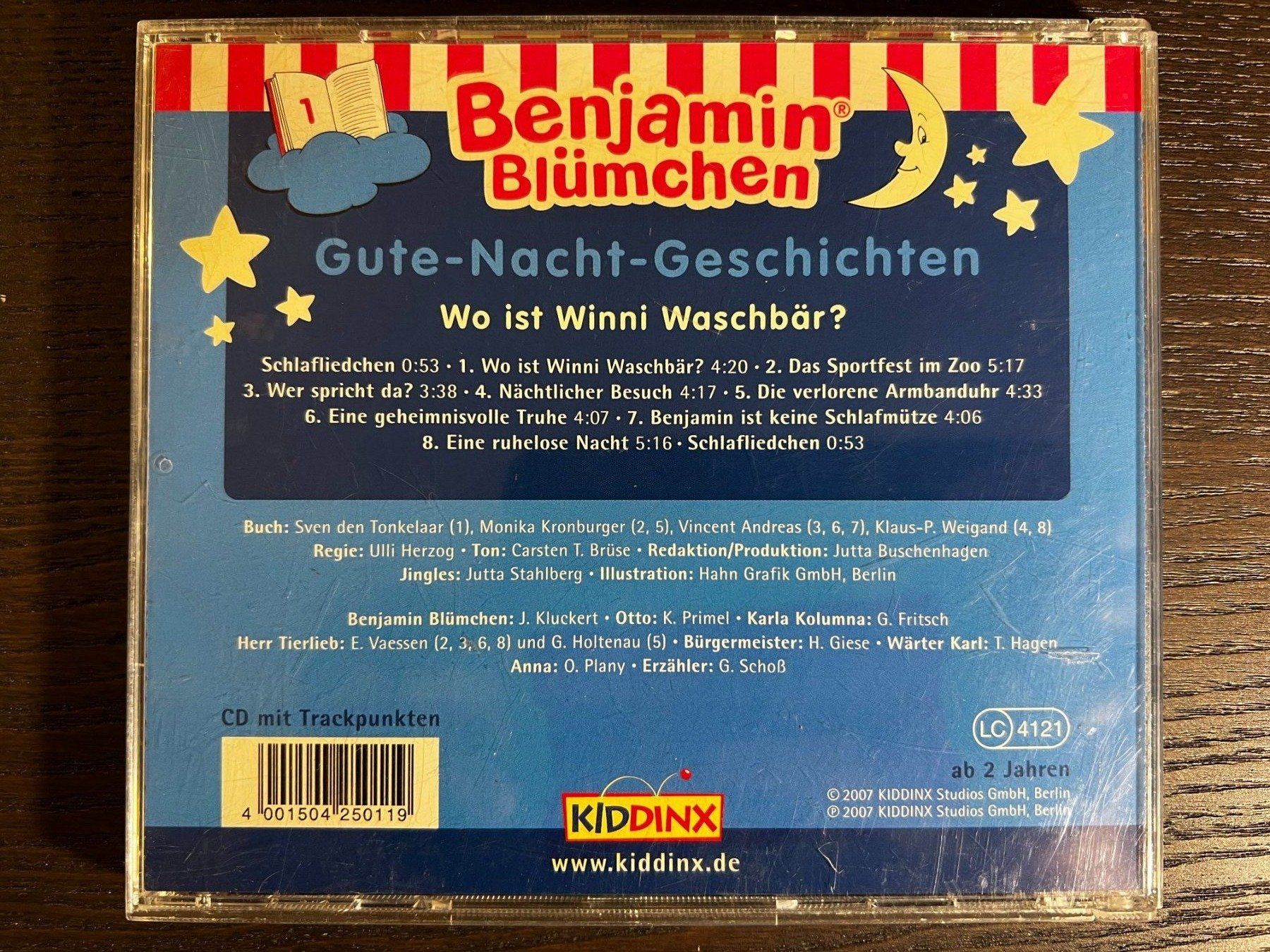 Hörbücher: Benjamin Blümchen Gute-Nacht-Geschichten 1 – Gebraucht aus Zürich von F84 1