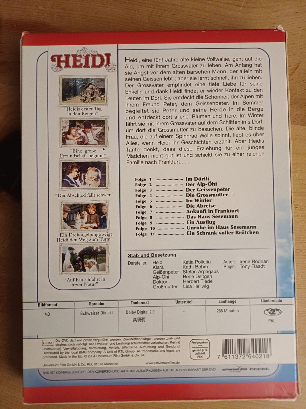 Tutti i DVDs: Heidi - Teil 1 - 11 Box, 4 DVDs – Usato da Jona venduto da Rreto71 5