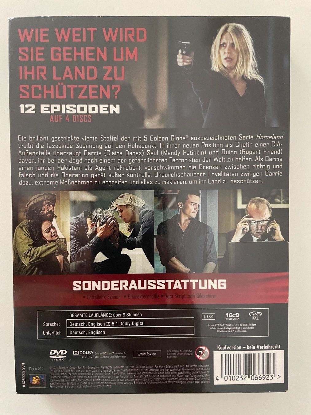 Alle DVDs: Homeland - Season 4 – Neu und originalverpackt aus Riehen von M.S.DVD 1