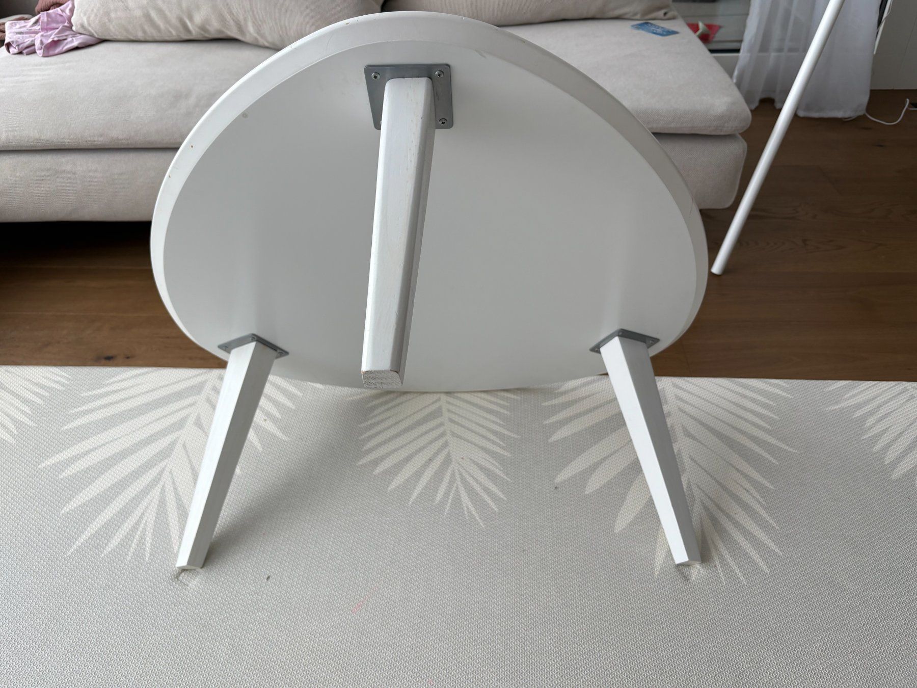 Tavoli: Couchtisch / Beistelltisch weiss, Skandi-Design – Usato da Fislisbach venduto da Nelehmu 3
