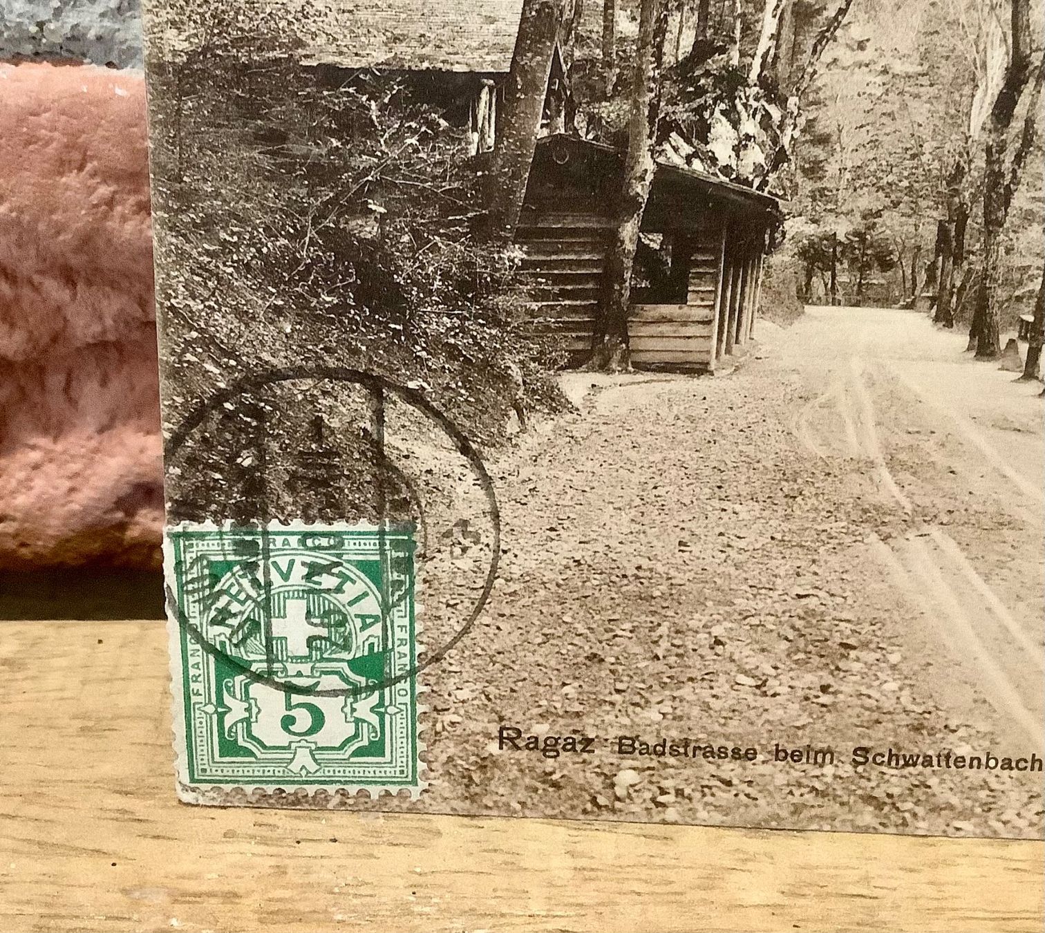 Cartoline postali: 1906 - RAGAZ Badstrasse beim Schwattenbachfall – Usato da Root venduto da ENGLAND-TREASURES 2