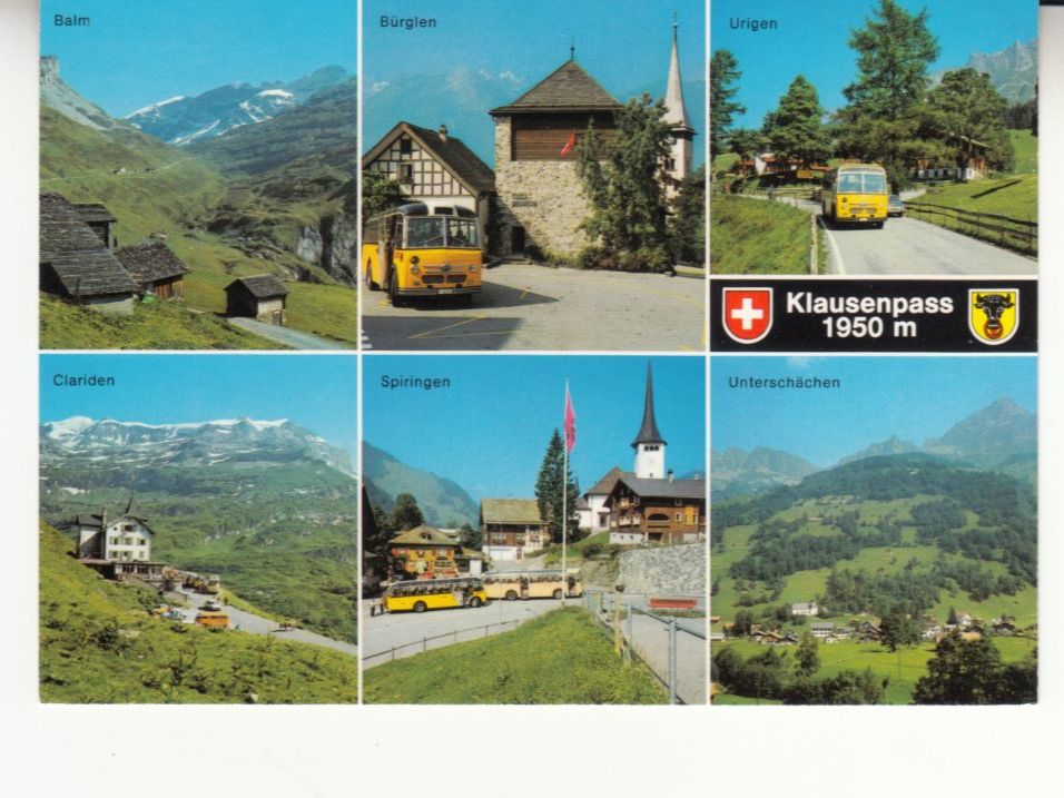 Cartoline postali: Klausenpass ca. 1970 – Usato da Bürglen TG venduto da StampGraf