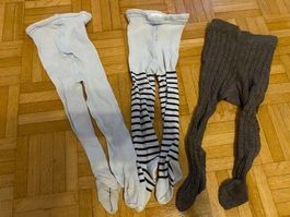 3 Stk Strumpfhosen ca. Gr. 23/26 + 50/56
