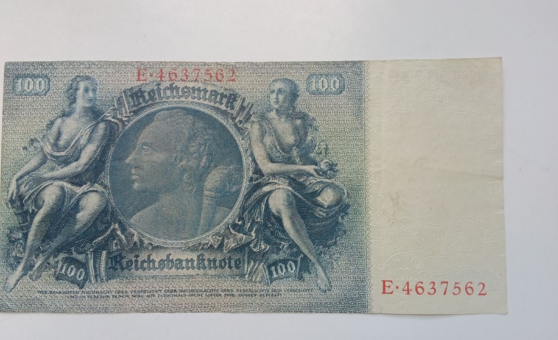 Banknoten: Reichsbanknote HUNDERT REICHSMARK Berlin 1925 – Gebraucht aus Feldbach von carlotta111 1