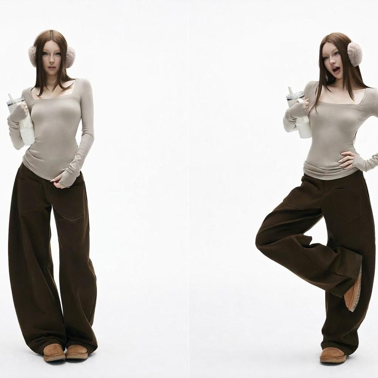 Pantaloni: Relaxed Wide Leg Casual Pants – Nuovo (secondo la descrizione) da Thalwil venduto da FridaChe 4