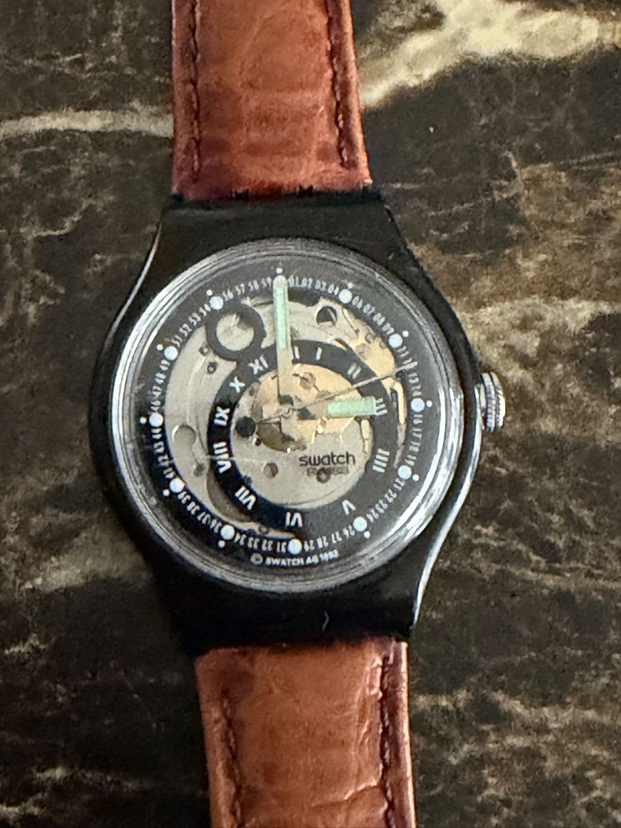 Swatch Orologi: SWATCH AUTOMATIC "Black Circles" Vintage 1992 – Usato da Fehraltorf venduto da flo0606 1