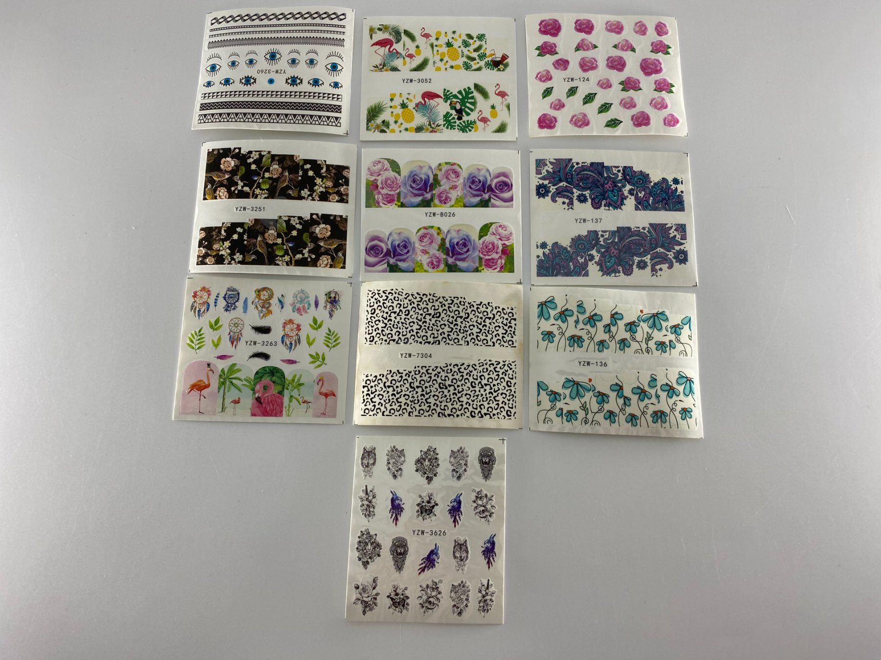 Sticker: 10 Bögen mit Wassertransfer Aufkleber No 2 – Nuovo (secondo la descrizione) da Langwiesen venduto da rtWebshop
