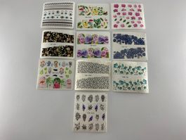 10 Bögen mit Wassertransfer Aufkleber No 2