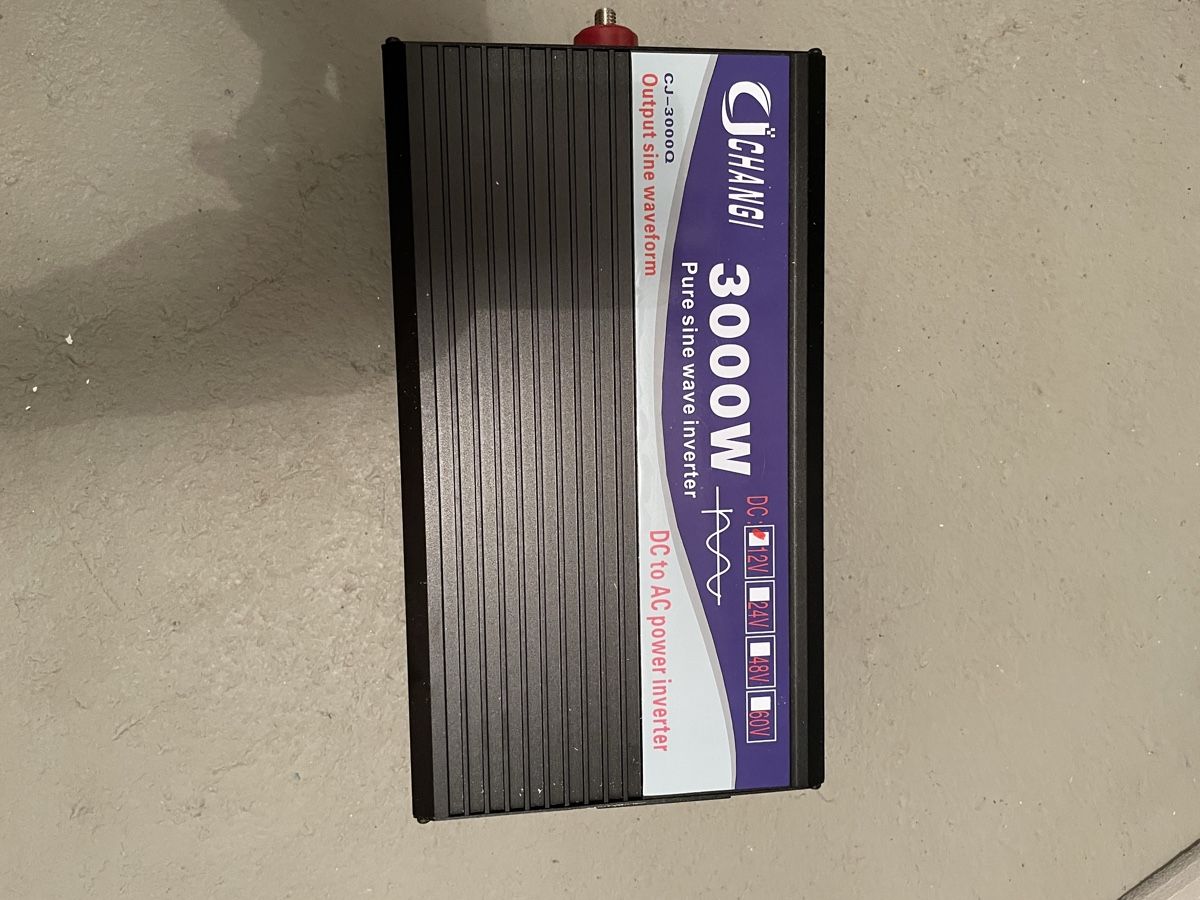 Inverter: 3000W Pure Sine Wave Wechselrichter – Nuovo e nell'imballaggio originale da Bern venduto da nat_s7dl