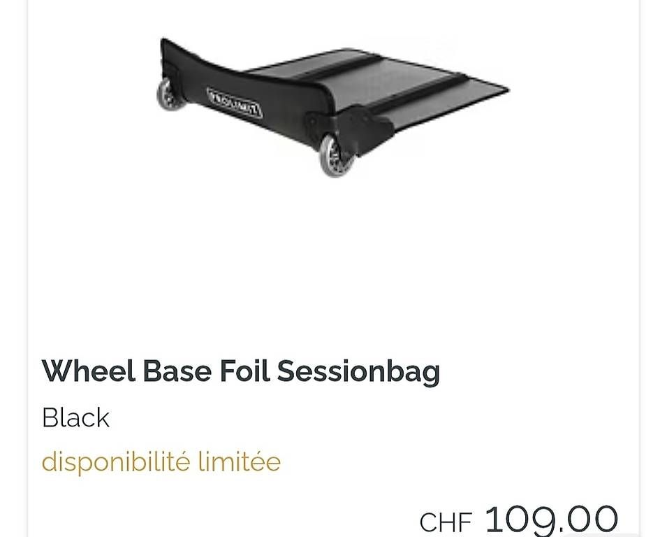 Taschen: Pro Limit Session boardbag Wingfoil 150x70 occasion – Gebraucht aus Lausanne von Wollebw 1