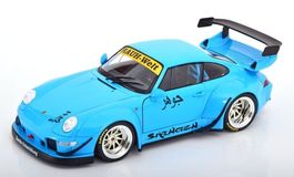 Porsche 911 993 RWB Rauhwelt Shingen blau 1:18- NEU Solido