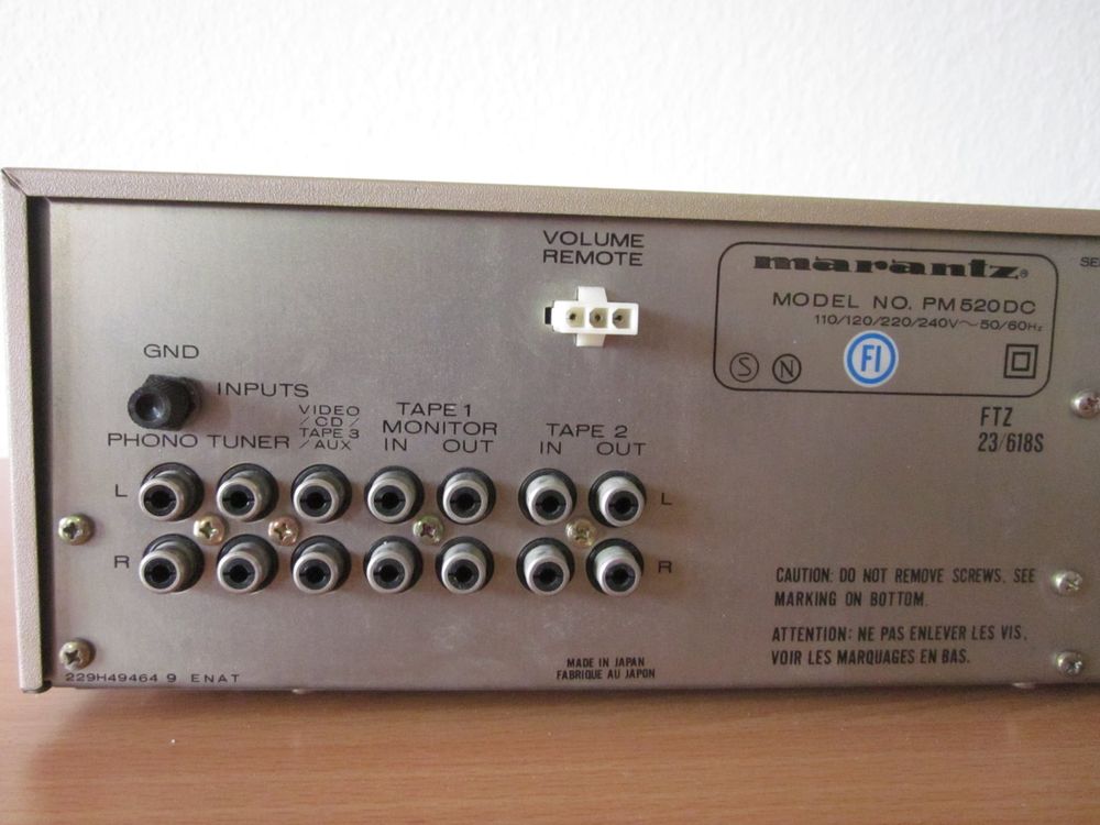 Marantz - PM520DC (1982 classic) Amplificateur 6