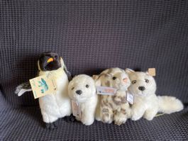 12 Stück WWF Plüschtiere NEU Pinguin, Eule, Hase, etc