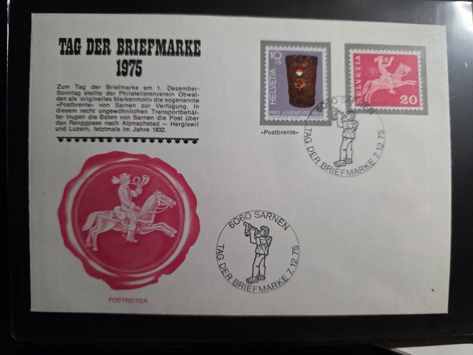 Tutti i francobolli: 4 Ersttags Briefe Briefmarken Schweiz 1975 – Usato da Walterswil BE venduto da Lonitti 5