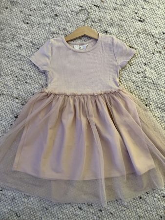 Kinder Kleid H&M rosa Tüll 110/116