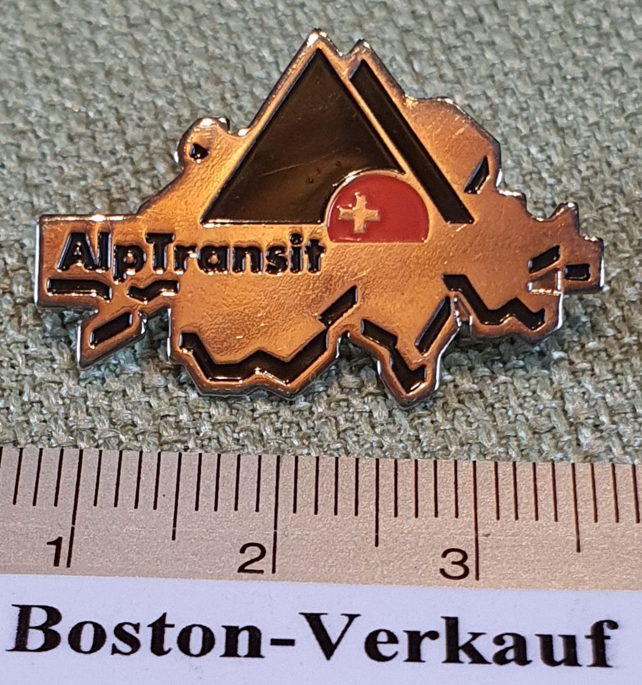 Plaketten & Abzeichen: B063 - Pin SBB Alp Transit Tunnel – Gebraucht aus Reinach BL von Boston-Verkauf 1