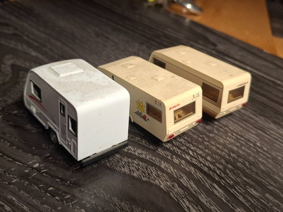 Herpa Modellini di ferrovie: Wohnwagen H0 Modelleisenbahn – Usato da Fehraltorf venduto da Hubi760 1