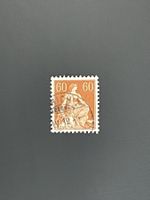 1918 Helvetia mit Schwert 60 Rp #140 ʘ