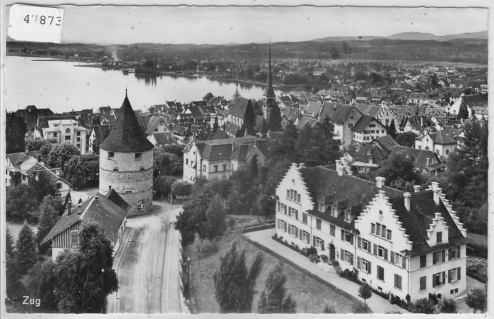 Cartoline postali: Zug - Stadtansicht – Usato da Ettingen venduto da Kartenplanet