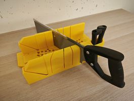 Stanley Handsäge mit Gehrungslade