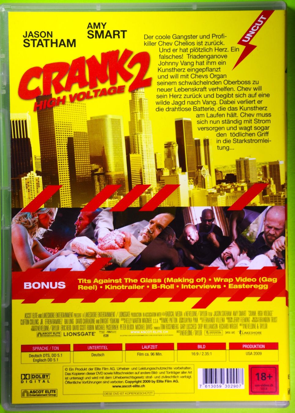 Alle DVDs: CRANK 2 - HIGH VOLTAGE / JASON STATHAM / AMY SMART / ACTION – Neu (gemäss Beschreibung) aus Luzern von piro12 2