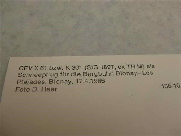 Cartoline postali: Chemins de fer électr. veveysans Blonay – Usato da Malters venduto da Marosko 1