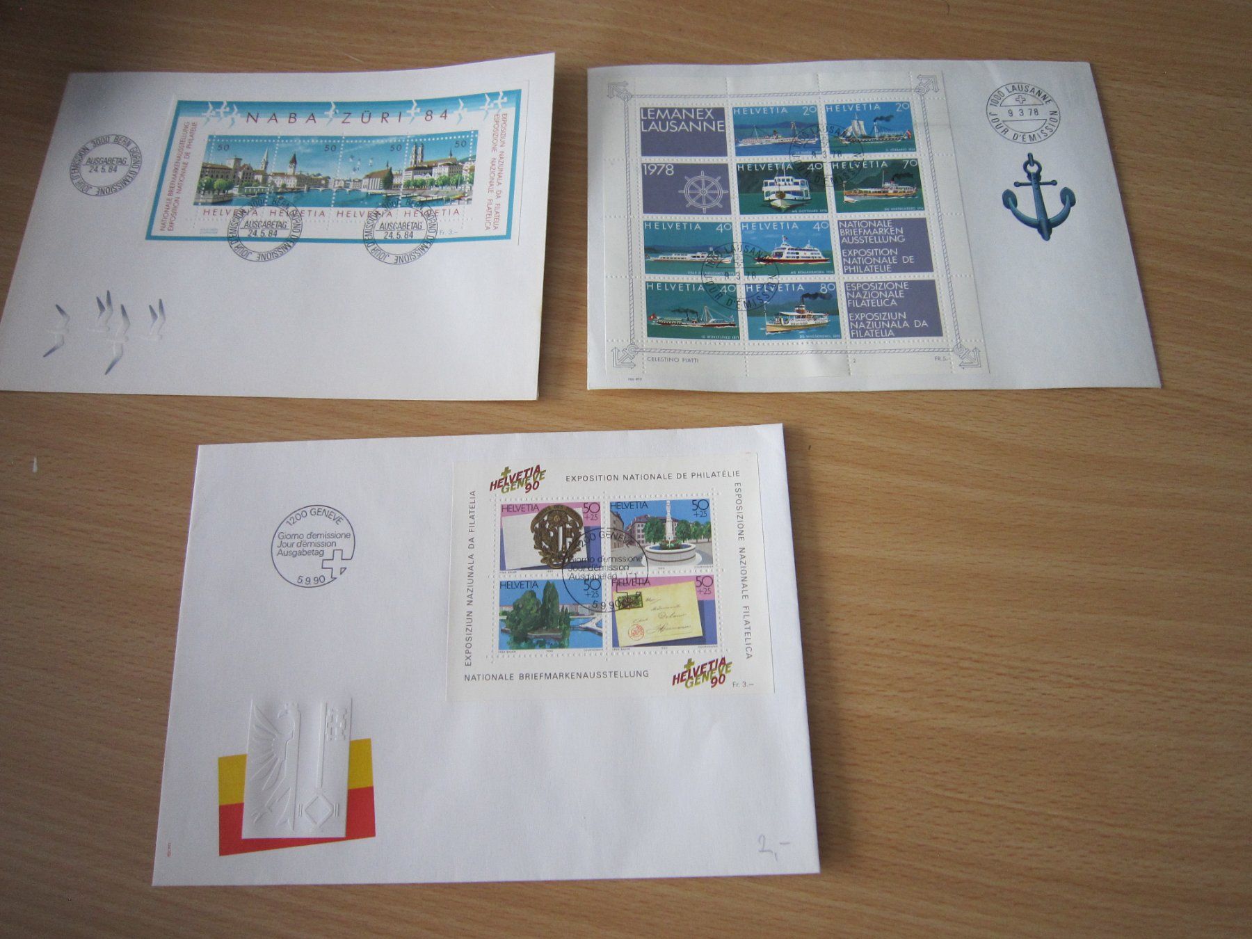 Tutti i francobolli: Lot O1 schöne Grossbriefe FDC – Usato da Giubiasco venduto da sal_9j6w 6