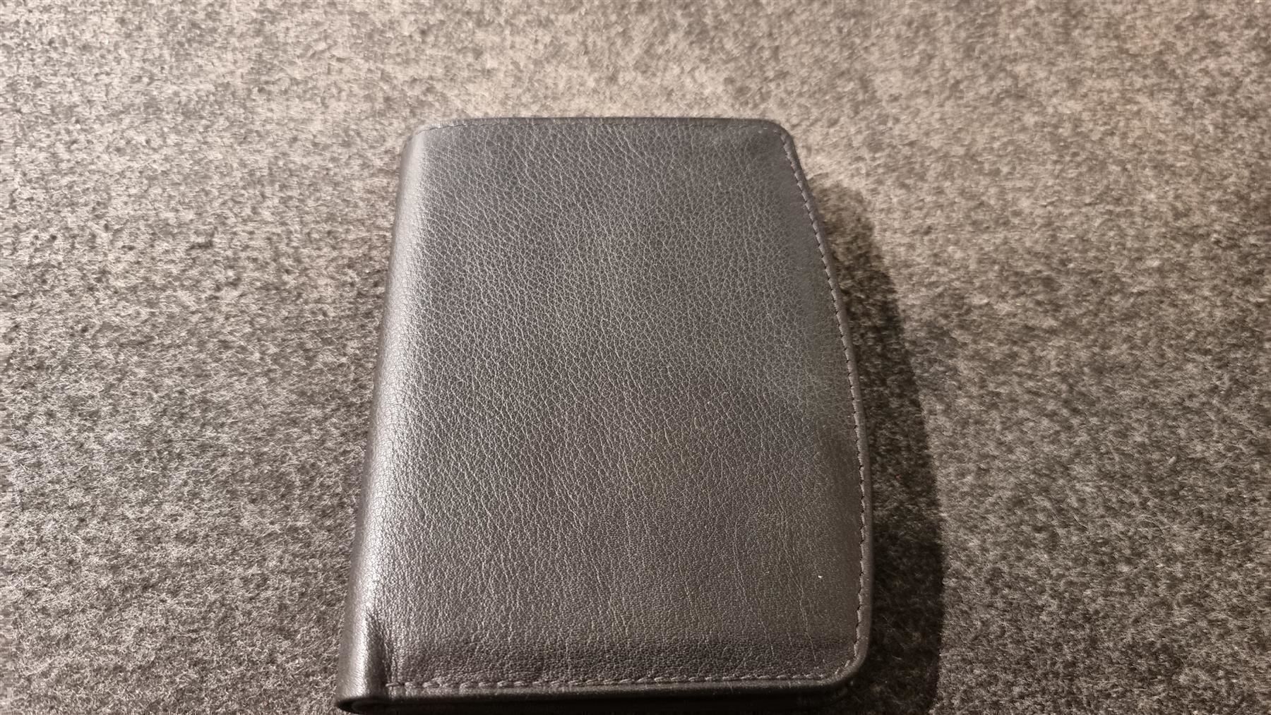 Brieftaschen: Portemonnaie Leder in schwarz – Neu (gemäss Beschreibung) aus Rebstein von James-Dean 1