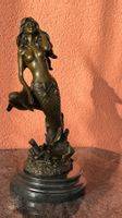Bronze Statur Meerjungfrau Luxus Skulptur Nixe
