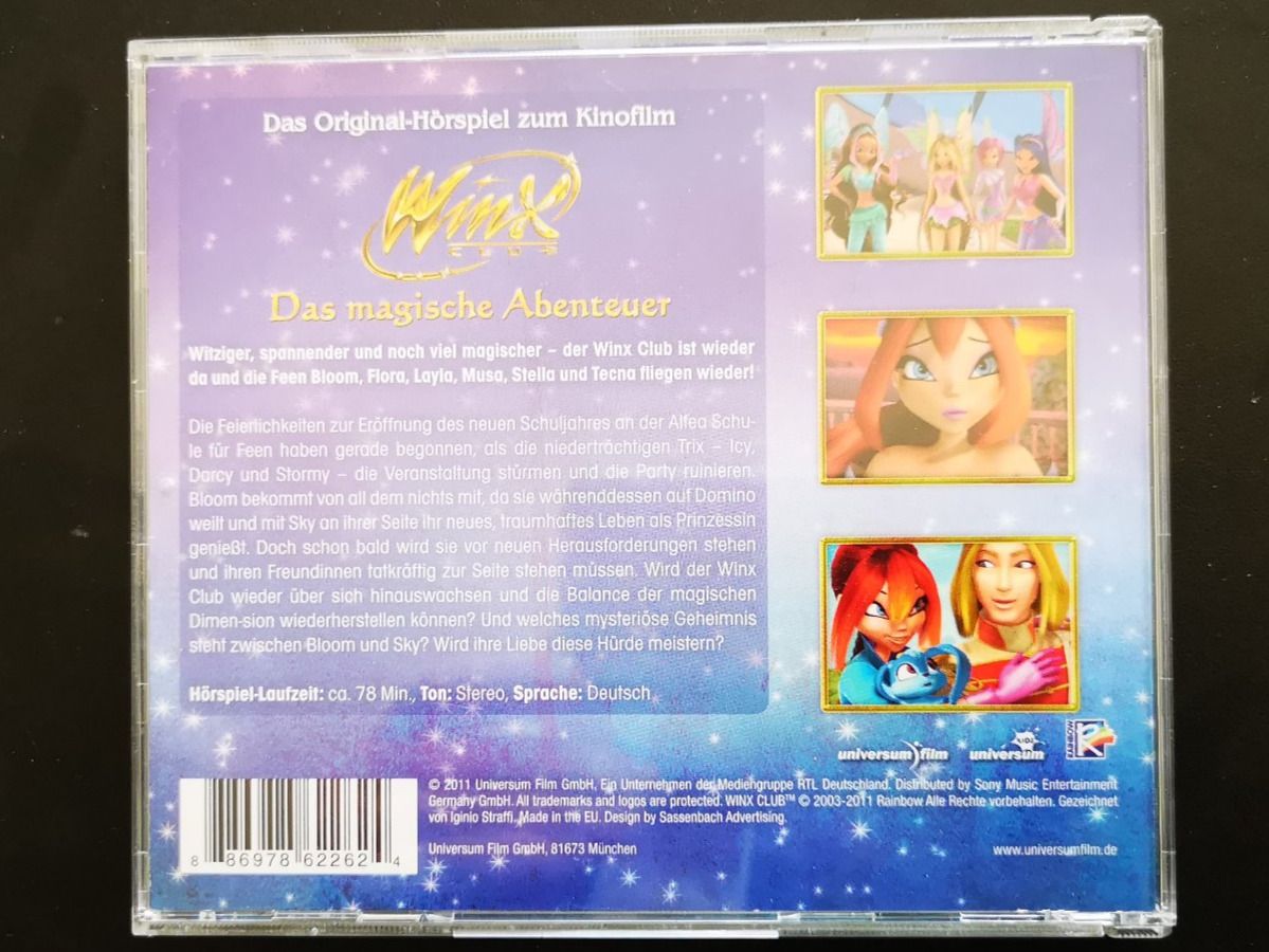 CDs: WINX - Das magische Abenteuer – Gebraucht aus Liestal von Gitterli01 2