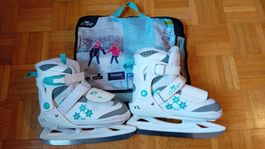 verstellbare Schlittschuhe Kinder Jugendliche Grösse 33-37
